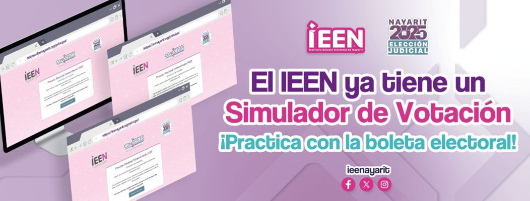 Simulador de votación del IEEN